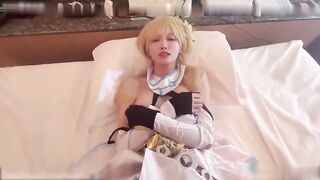 COS原神旅行者莹妹被狂操
